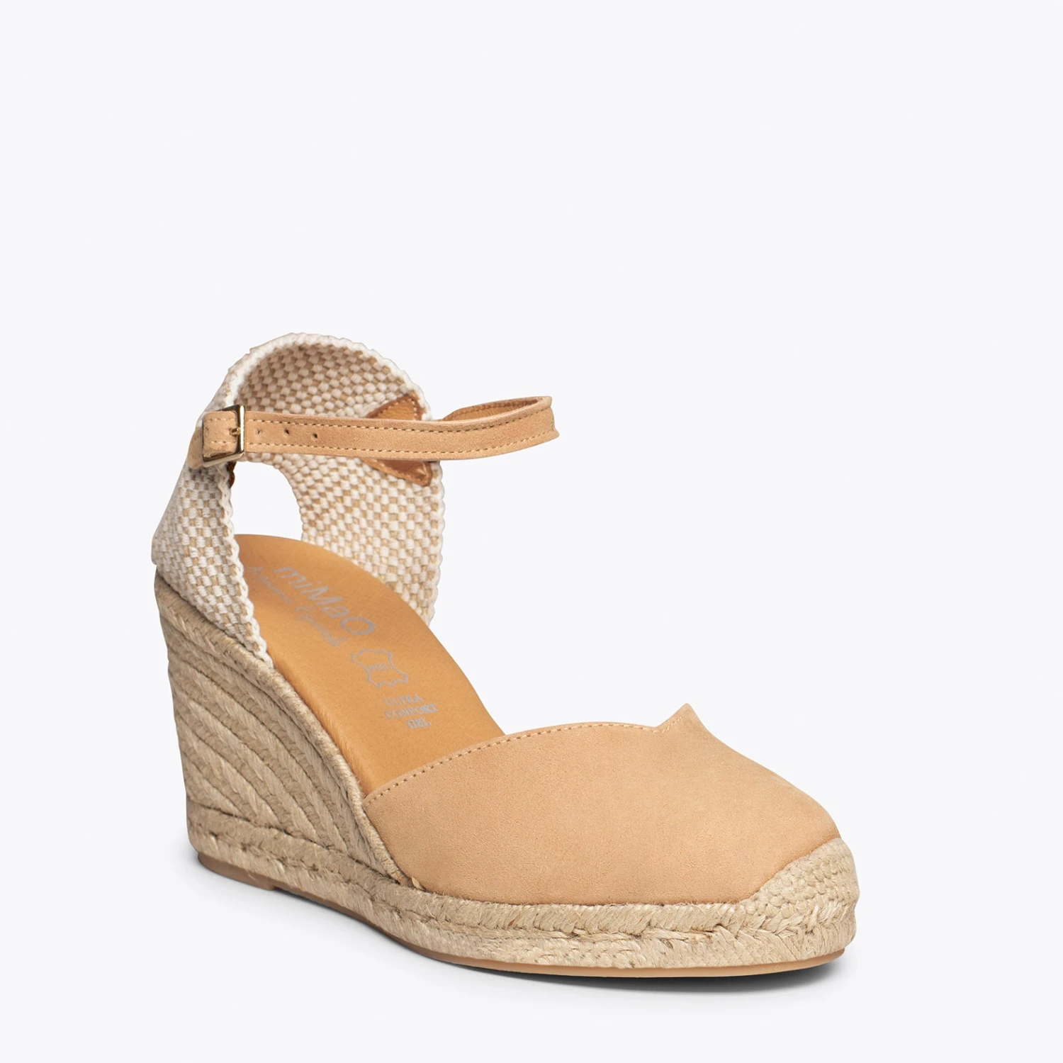 NERJA - Espadrilles Talon Haut BEIGE – Image 4