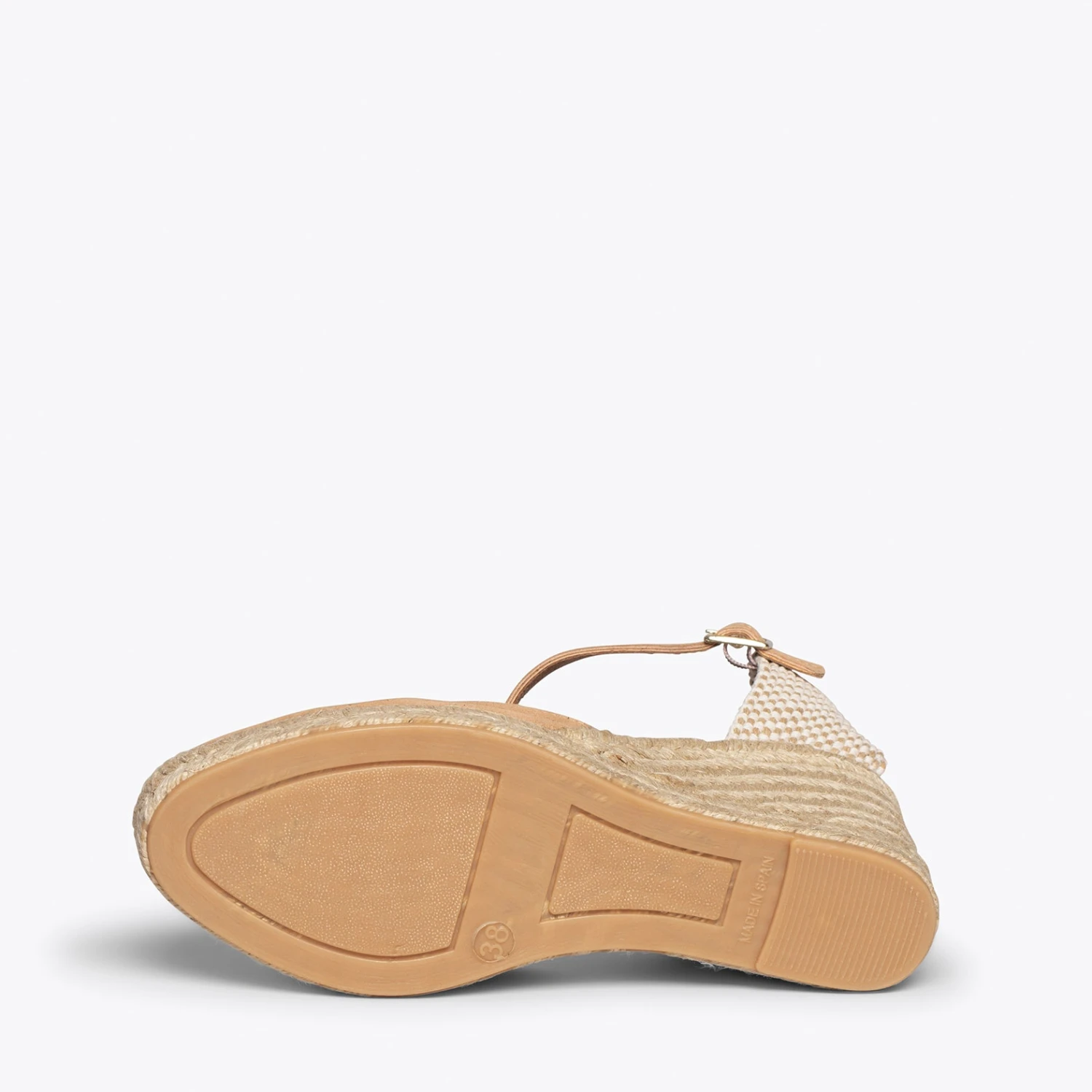 NERJA - Espadrilles Talon Haut BEIGE – Image 5