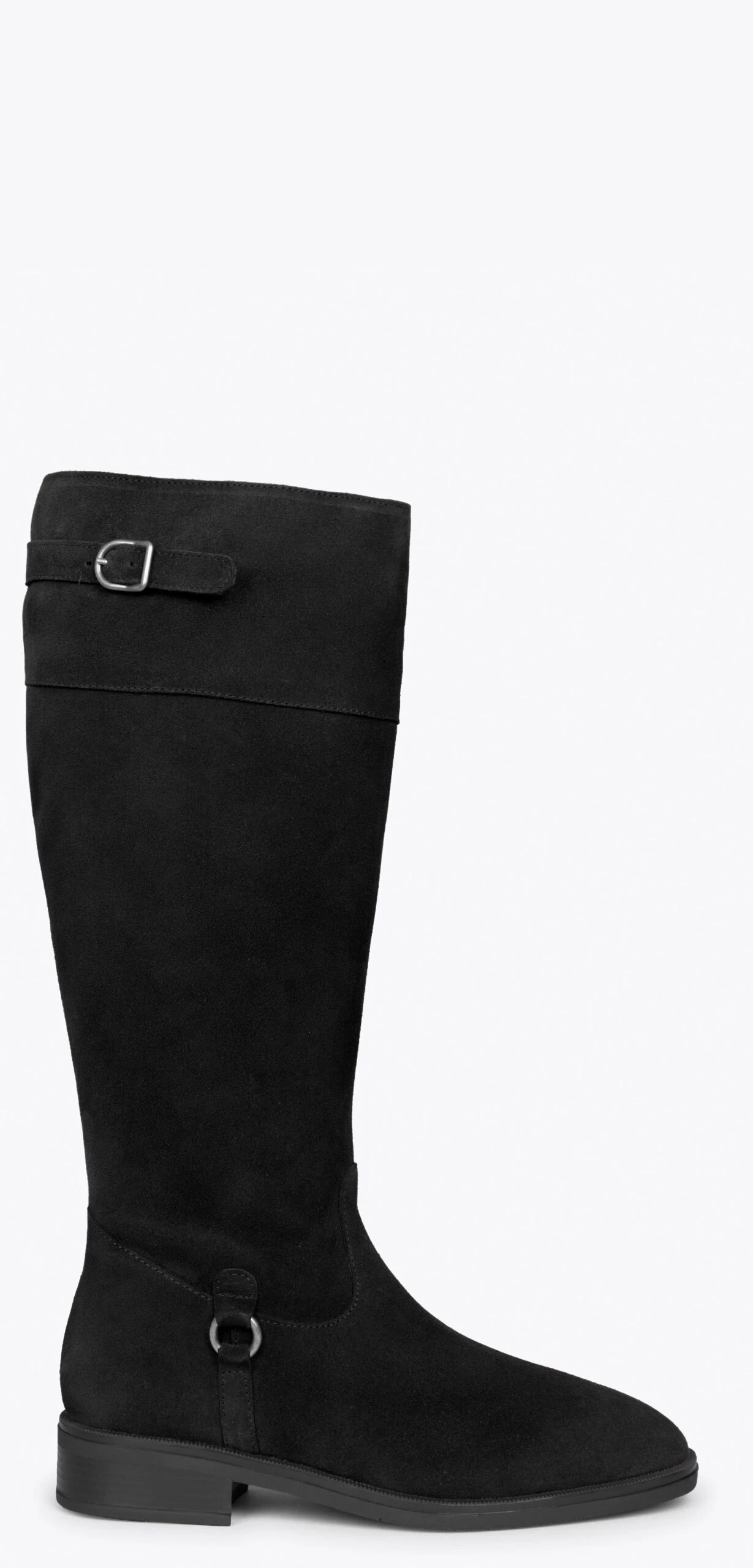 VIRGINIA – Bottes Hautes Pour Femme Avec Boucle NOIR