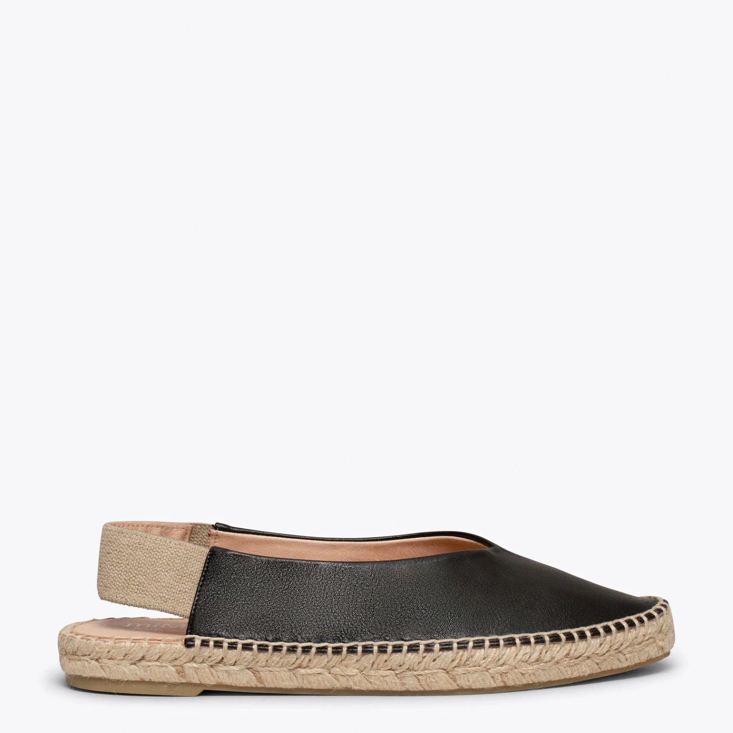 DENIA - Espadrilles Talon Ouvert NOIR