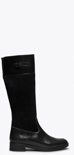 AMAZONE - Bottes Hautes NOIR Style équestre