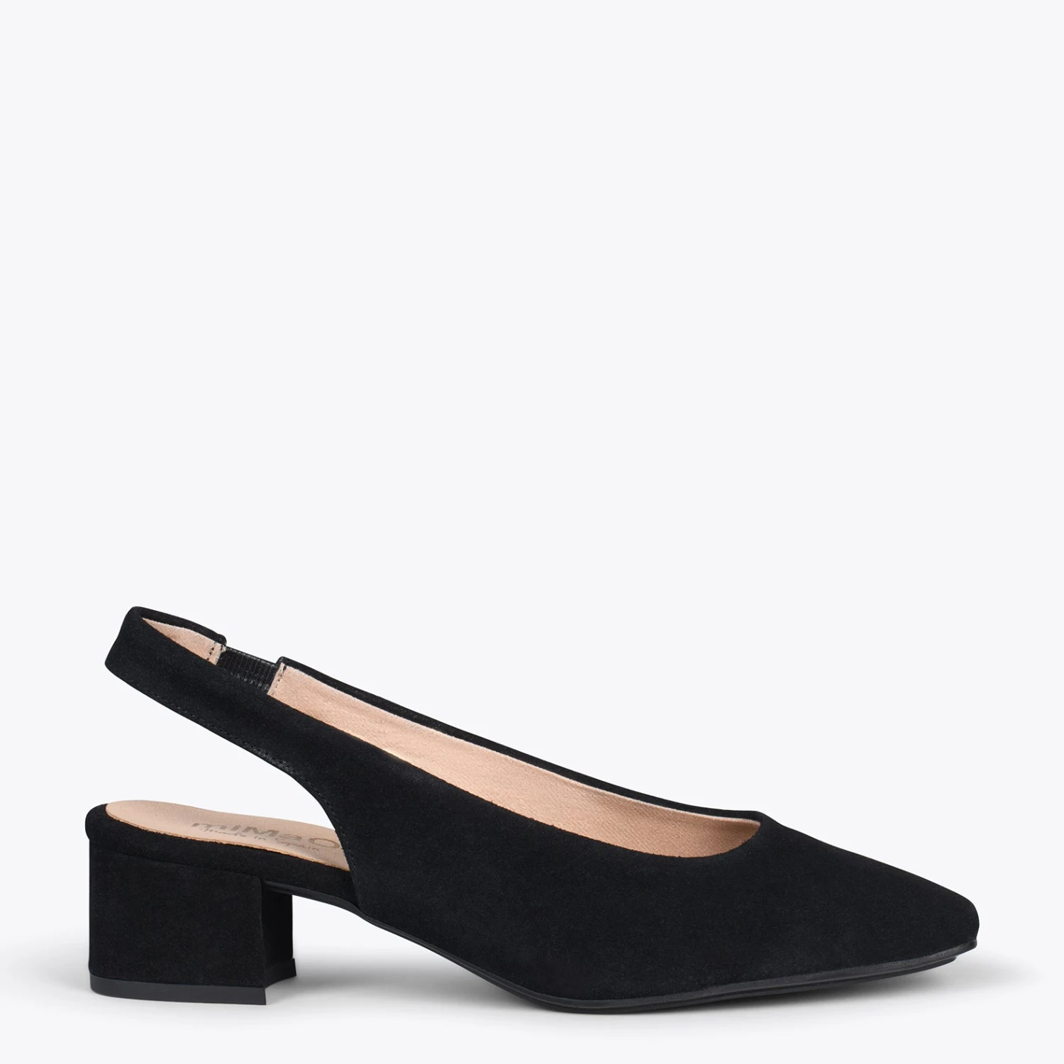 URBAN LADY – Escarpins à Talon Moyen à Bride Arrière NOIR