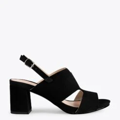 ITACA - Sandales Ă Talon NOIR
