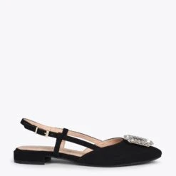 BRUNCH BIJOU - Escarpins Avec Bride Arrière Et STRASS NOIR