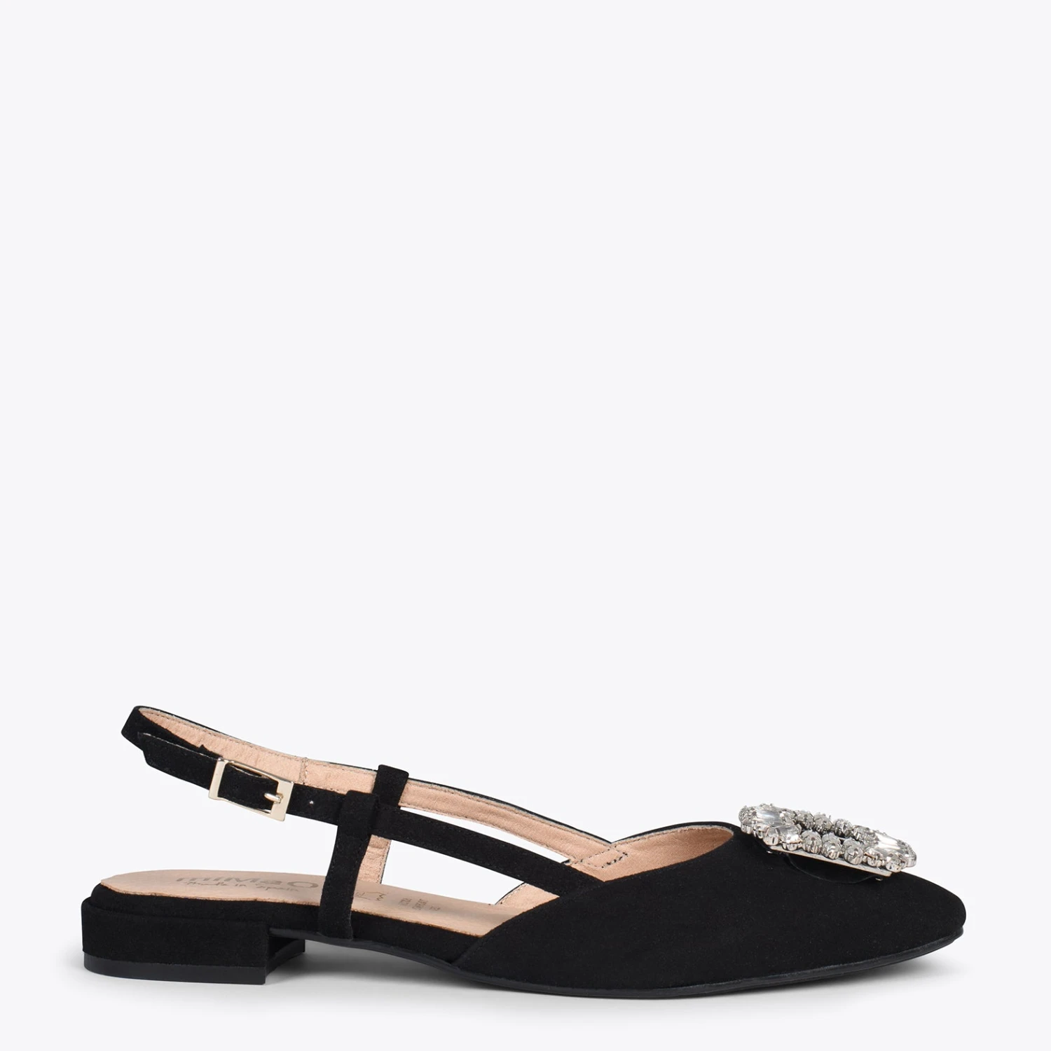 BRUNCH BIJOU - Escarpins Avec Bride Arrière Et STRASS NOIR