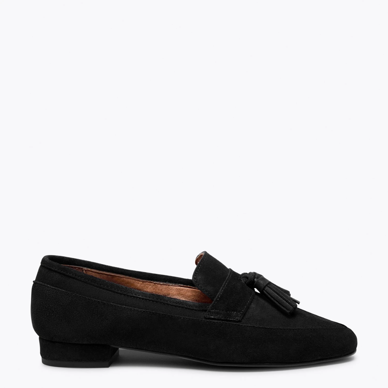 POMPON - Mocassin Femme NOIR Avec Pompon