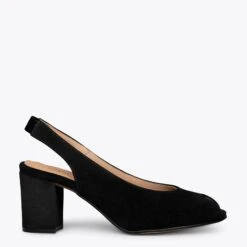 WOMAN - Chaussures Sans Talon Peep-toe NOIR
