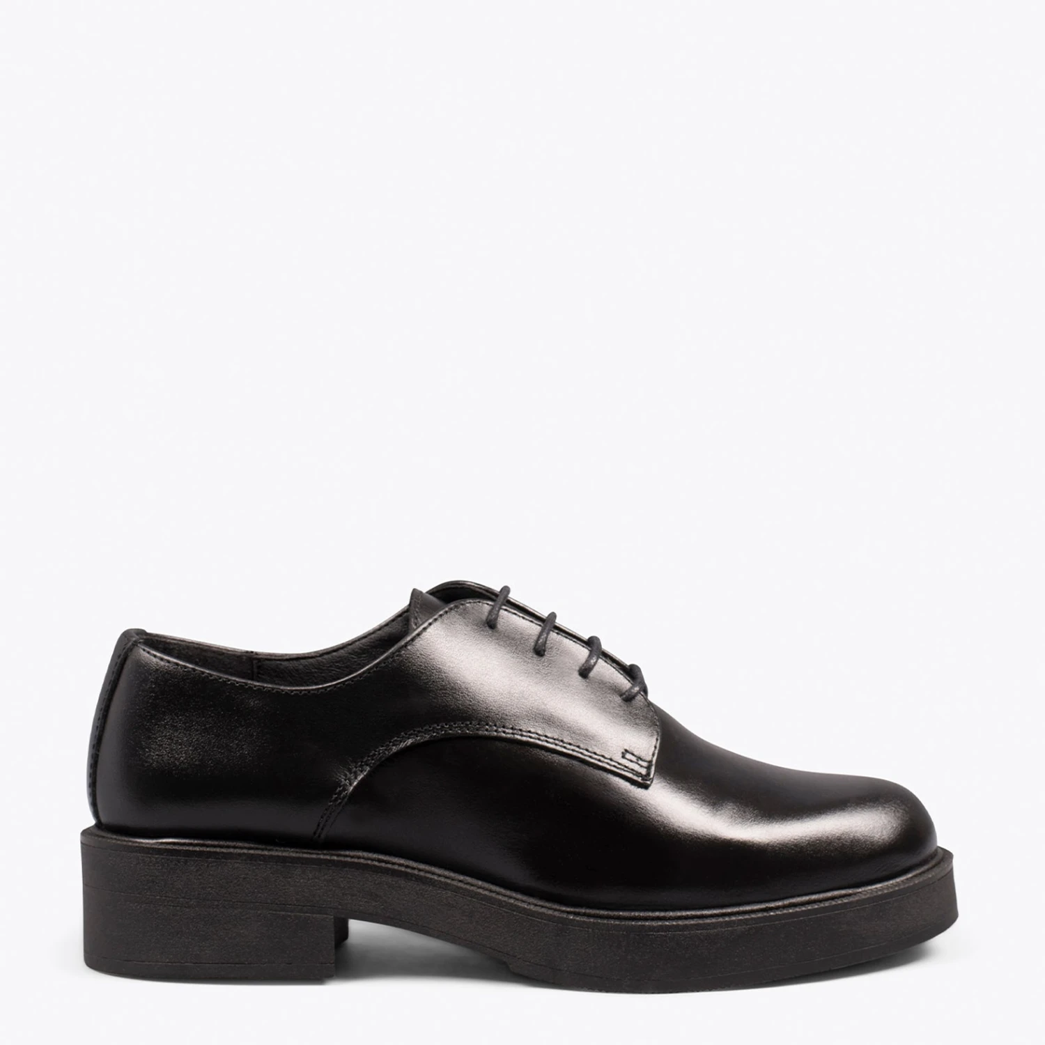 BLUCHER - Chaussures Ă Lacets Pour Femmes NOIR