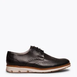 OXFORD - Chaussures Ă Lacets Pour Homme Avec Coupe Anglaise NOIR