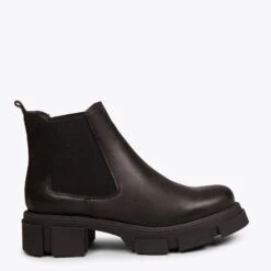 CANDEM - Bottines Track En Cuir NOIR