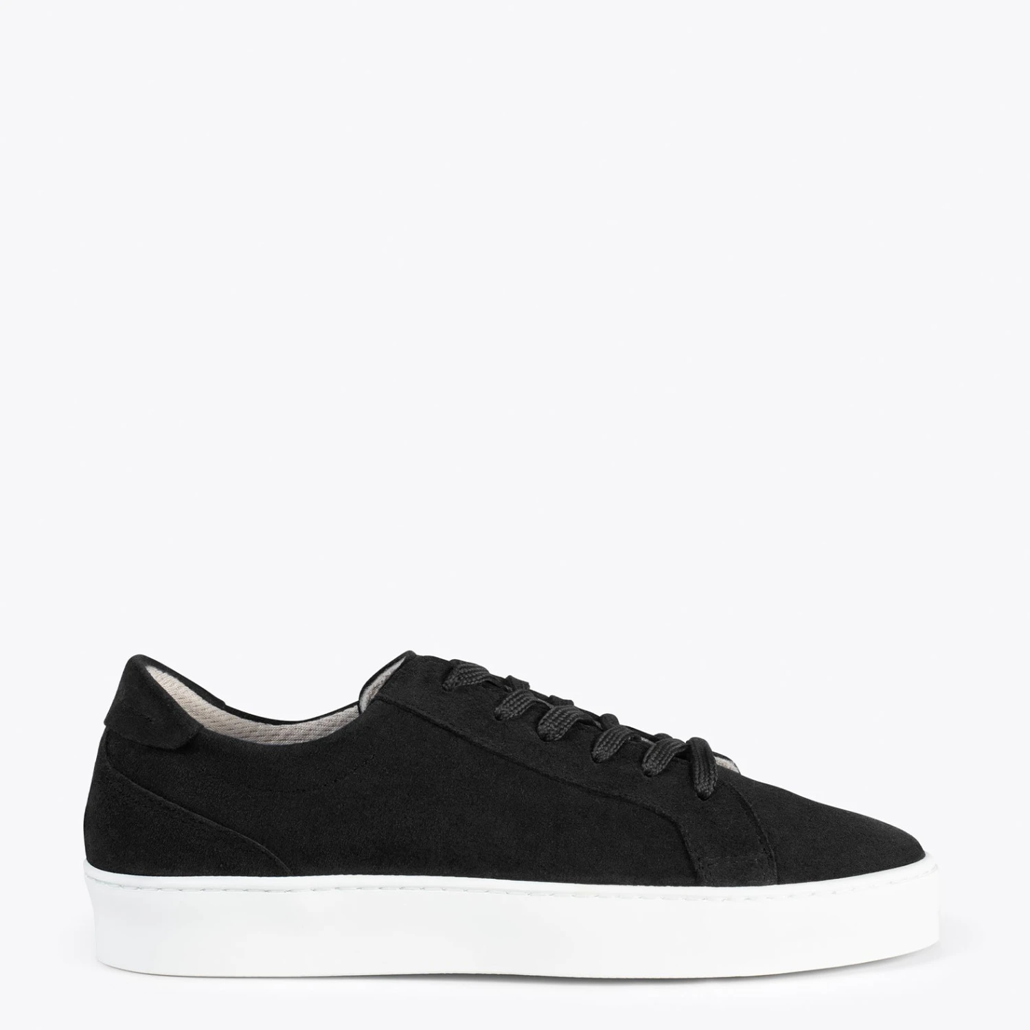 ENJOY â Sneakers En Cuir Nubuck NOIR
