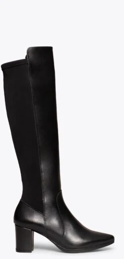 DARK - Bottes Montantes à Talon NOIR