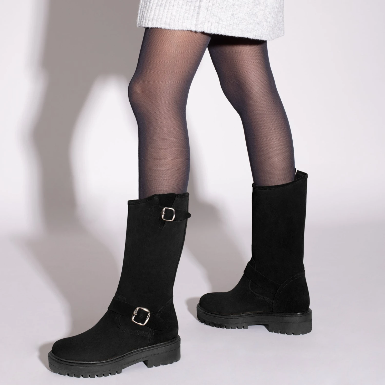 RAIN - Bottes Hautes NOIR Avec Plateforme – Image 6