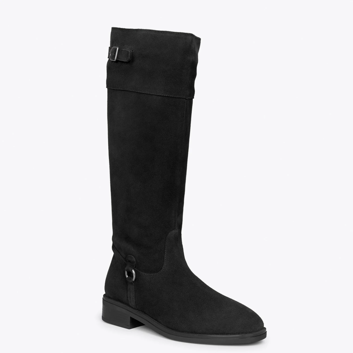 VIRGINIA – Bottes Hautes Pour Femme Avec Boucle NOIR – Image 4