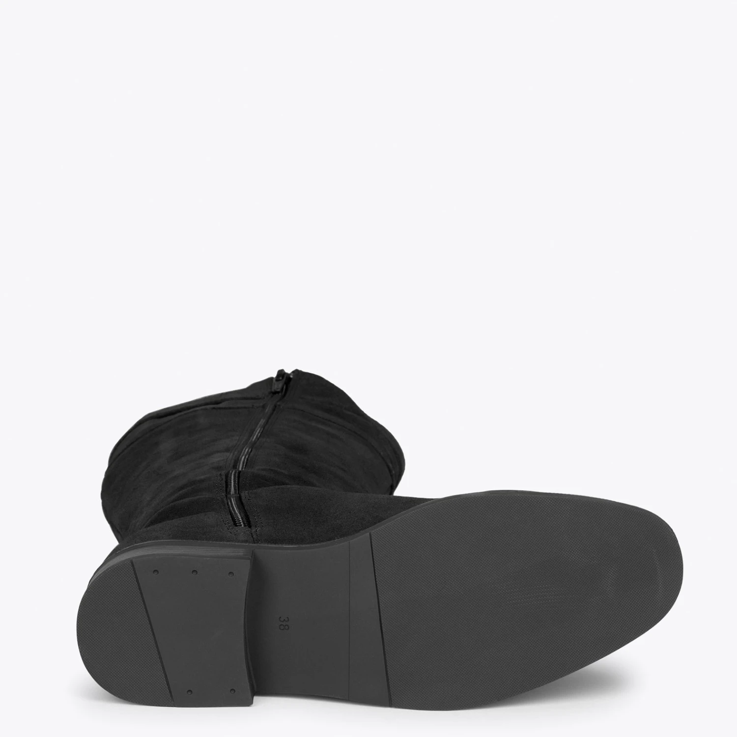 VIRGINIA – Bottes Hautes Pour Femme Avec Boucle NOIR – Image 5