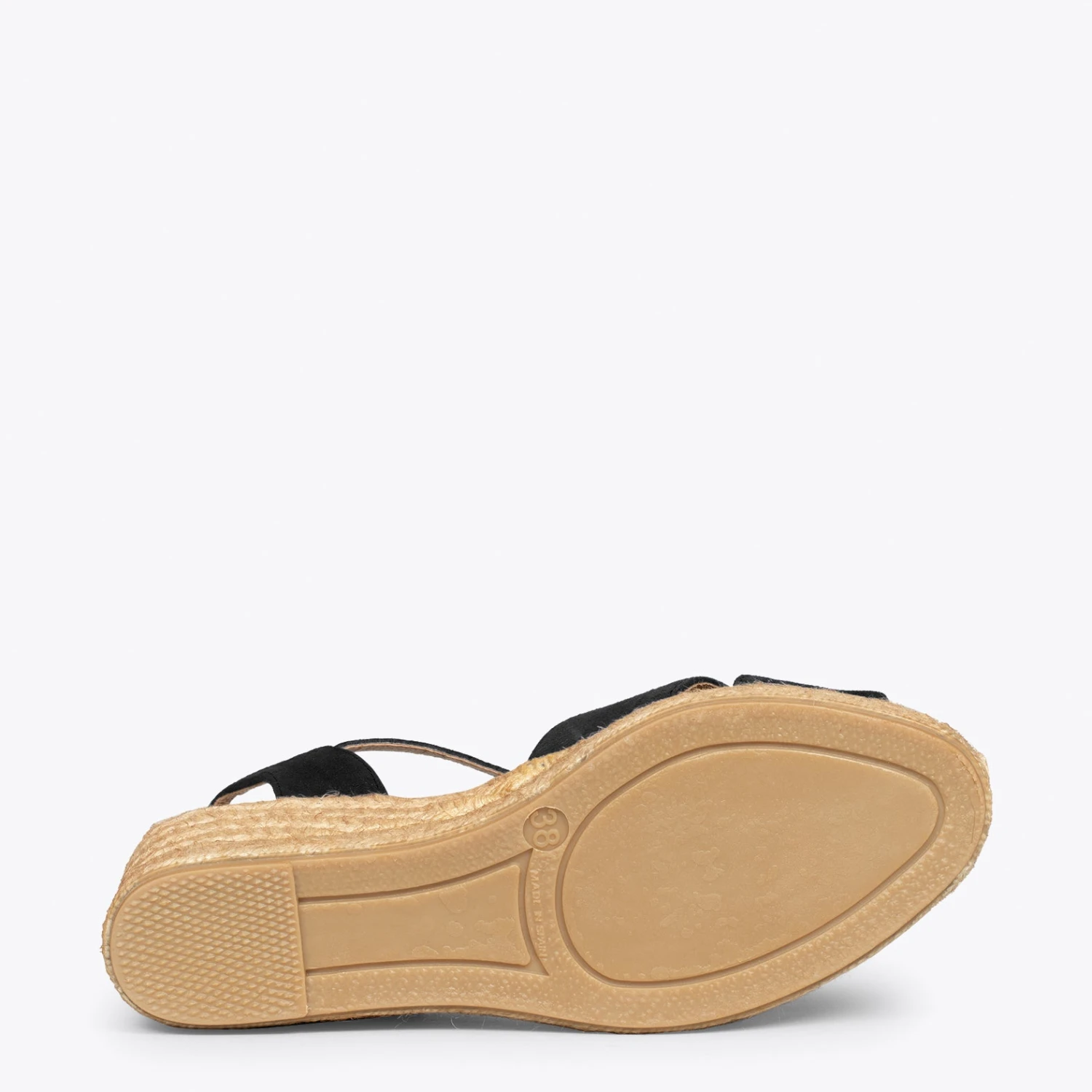 CALPE – Espadrilles Artisanales à Lanières Et Boucle NOIR – Image 5