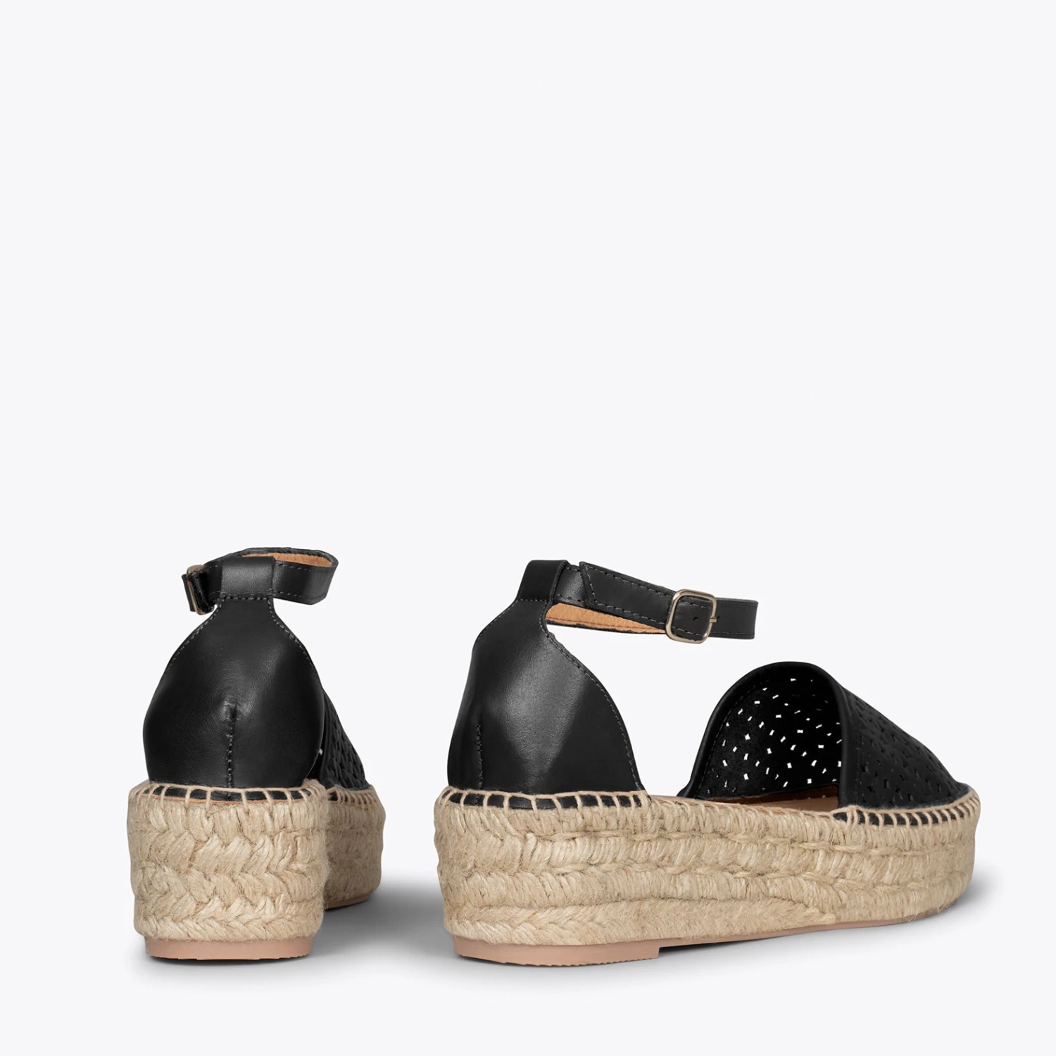 ALHAMBRA - Espadrilles à Plateforme NOIR – Image 3
