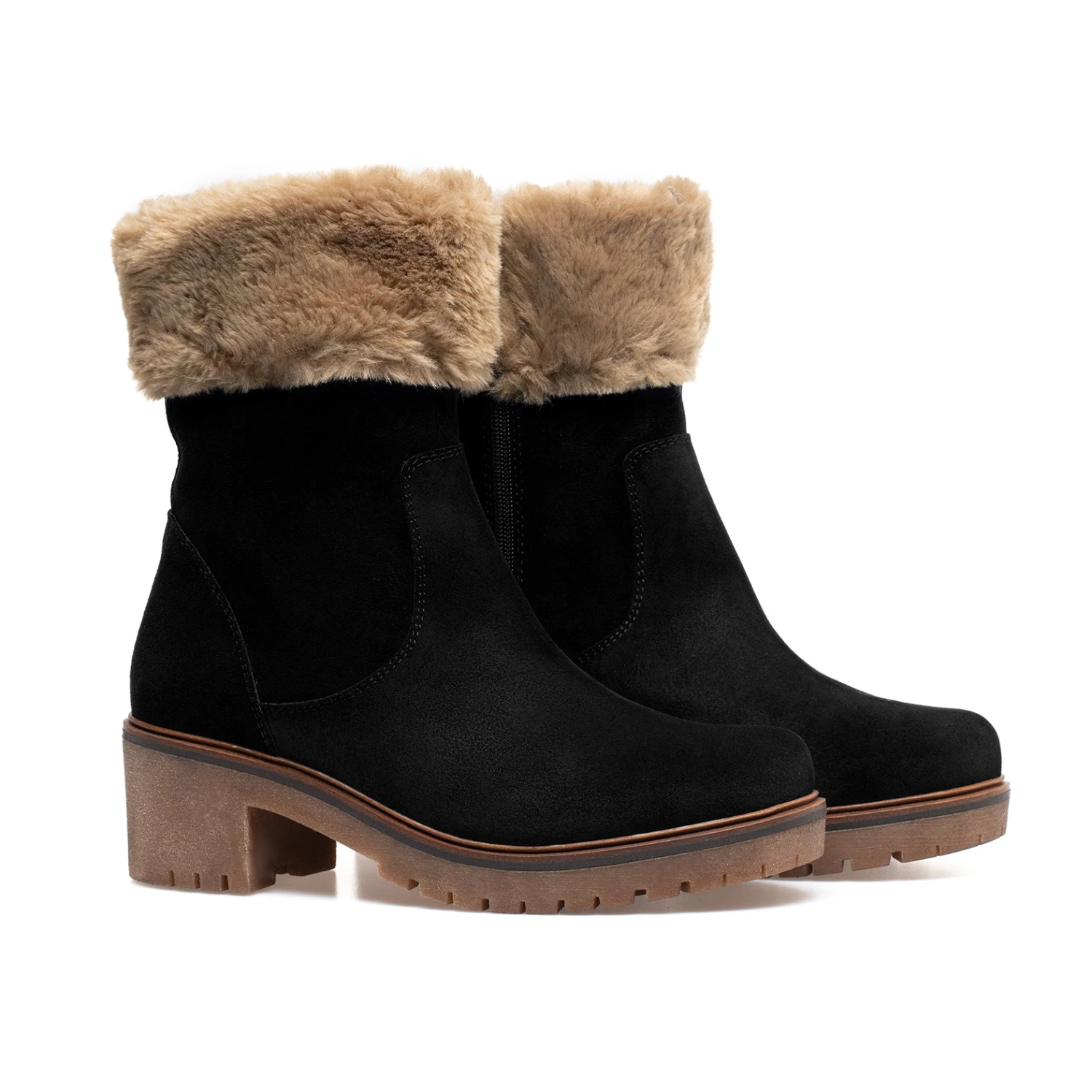POLAIRE- Bottes Hydrofuges Type Après-Ski NOIR – Image 5