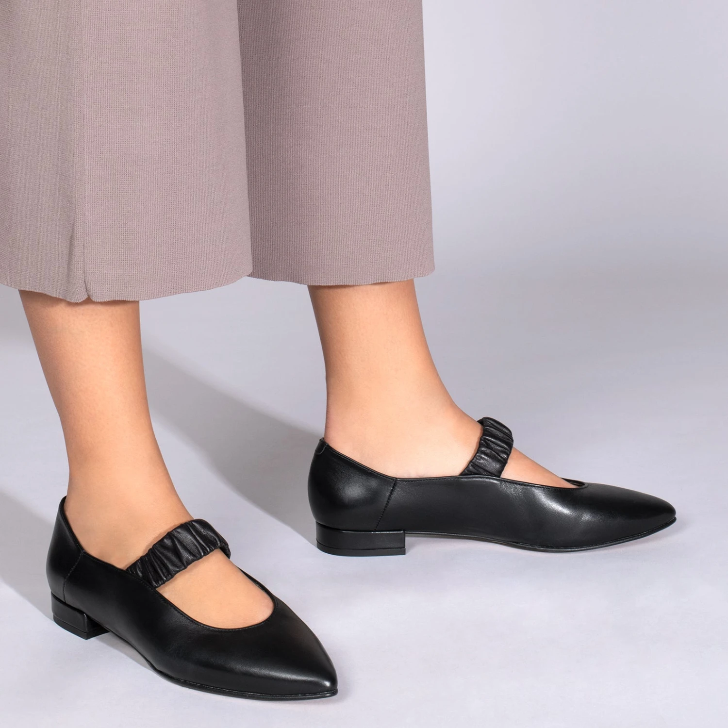 DANSE - Ballerines Avec Bride élastique NOIR – Image 6