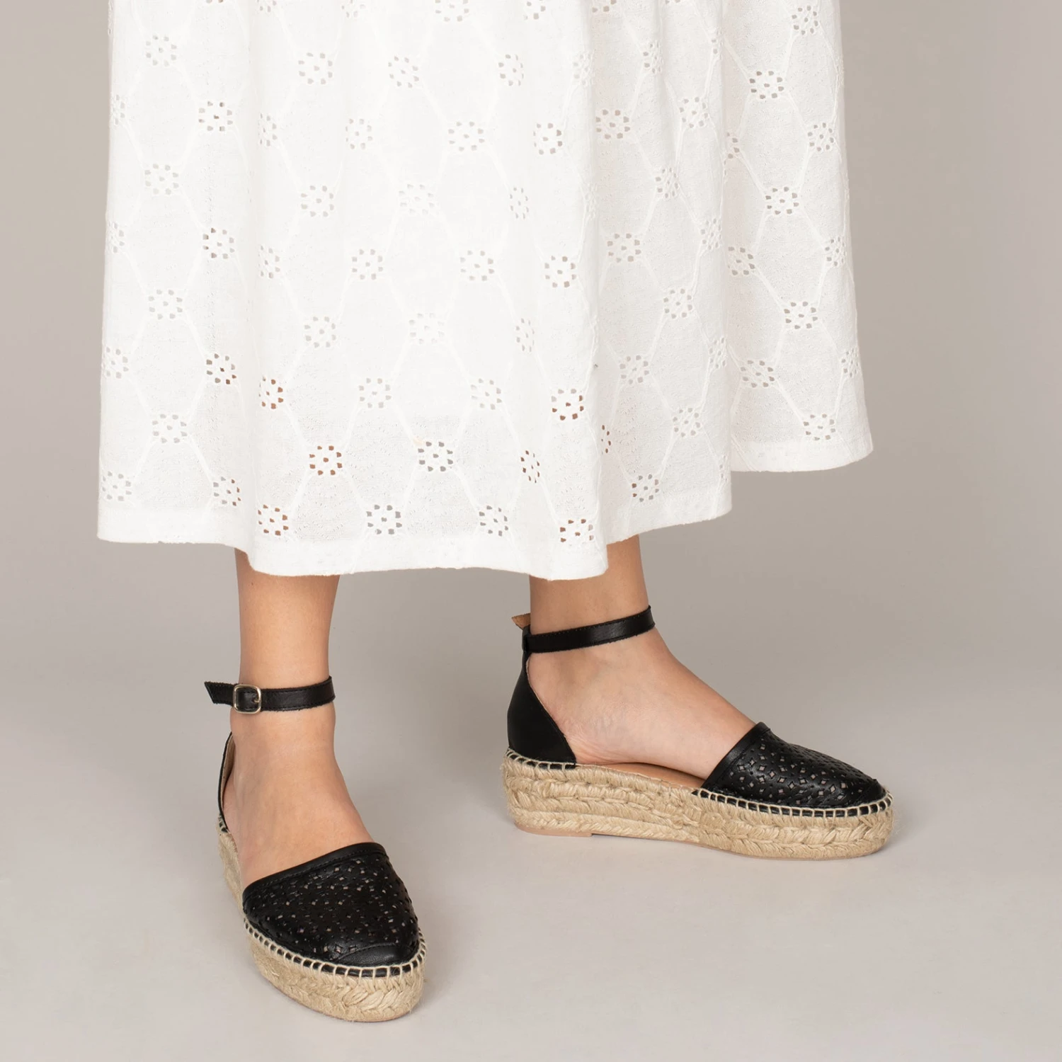 ALHAMBRA - Espadrilles à Plateforme NOIR – Image 6