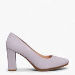 URBAN – Chaussures à Talon Haut En Daim GRIS