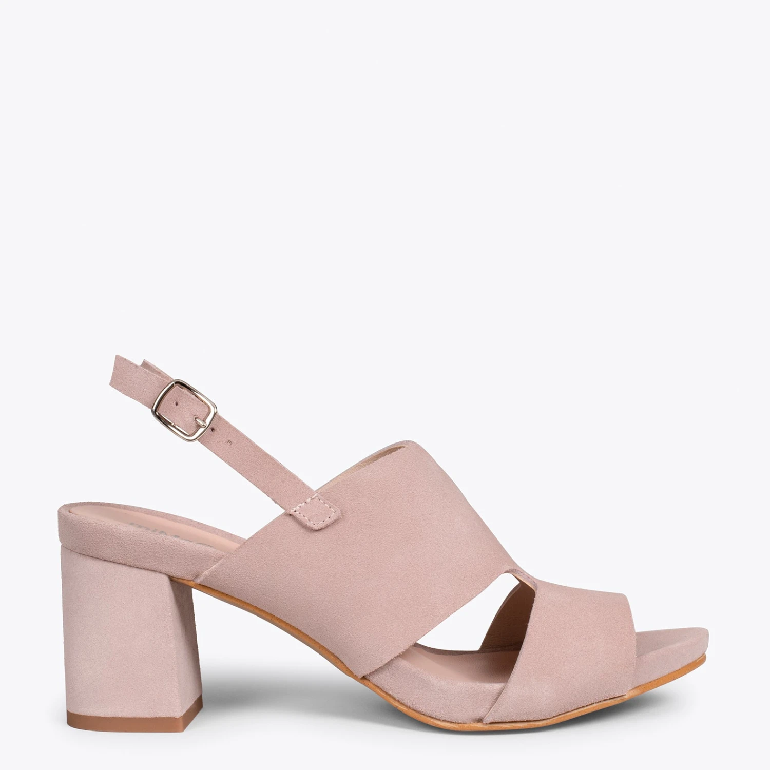 ITACA - Sandales Ă Talon NUDE