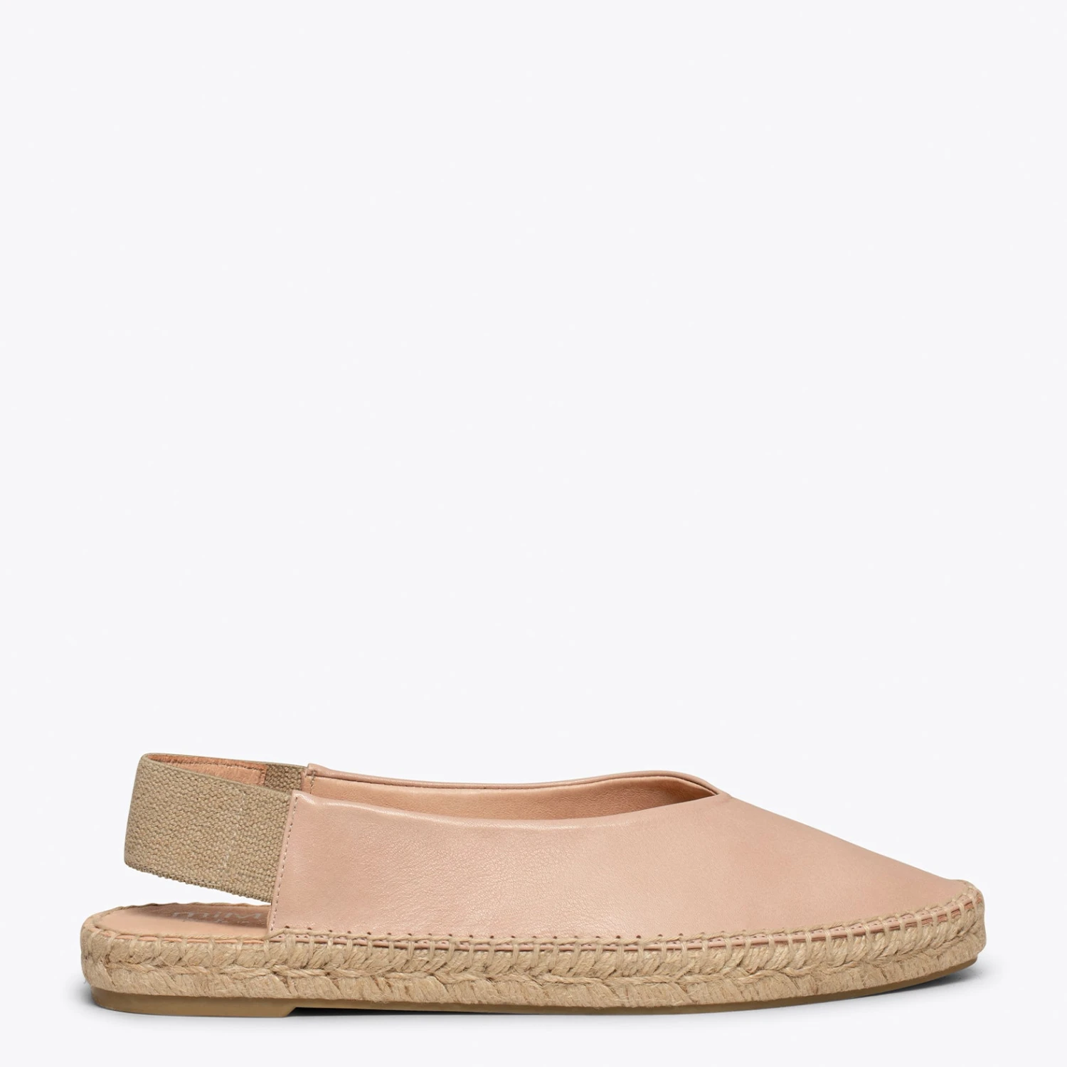DENIA - Espadrilles Talon Ouvert NUDE