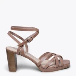 MODEL- Sandale à Lanières élégante NUDE