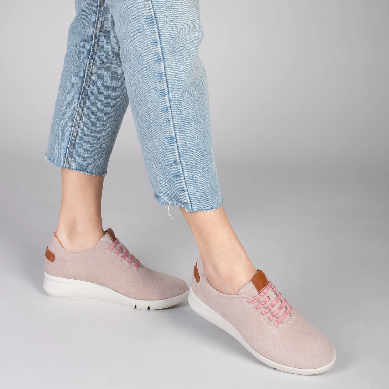 FLY – Chaussures Décontractées à Talon Compensé NUDE – Image 6