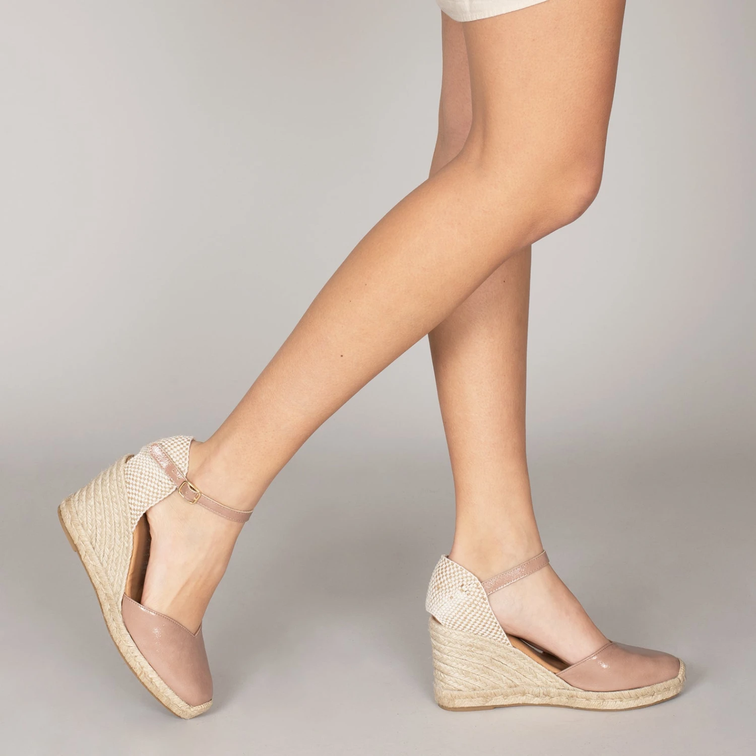 NERJA VERNI - Espadrilles Talon Haut NUDE – Image 6