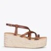 ALAJAR - Sandales Compensées En Jute MARRON