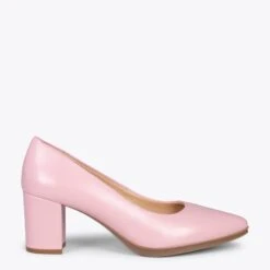 URBAN S SOIRÉE - Chaussures à Talon Moyen En Cuir Nappa ROSE