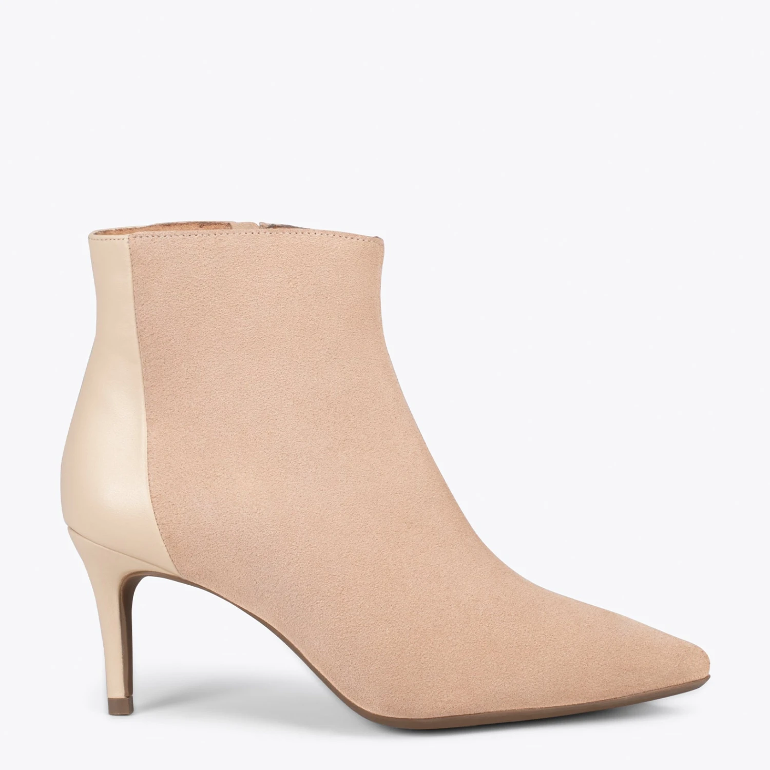 NIGHT – Bottines élégantes Talon Fin BEIGE