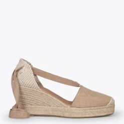 VERA - Espadrilles NATUREL à Lacets