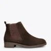 CHELSEA – Bottines Plates Pour Femme MARRON