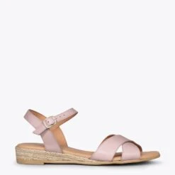 CIES - Espadrilles à Brides Croisées NUDE