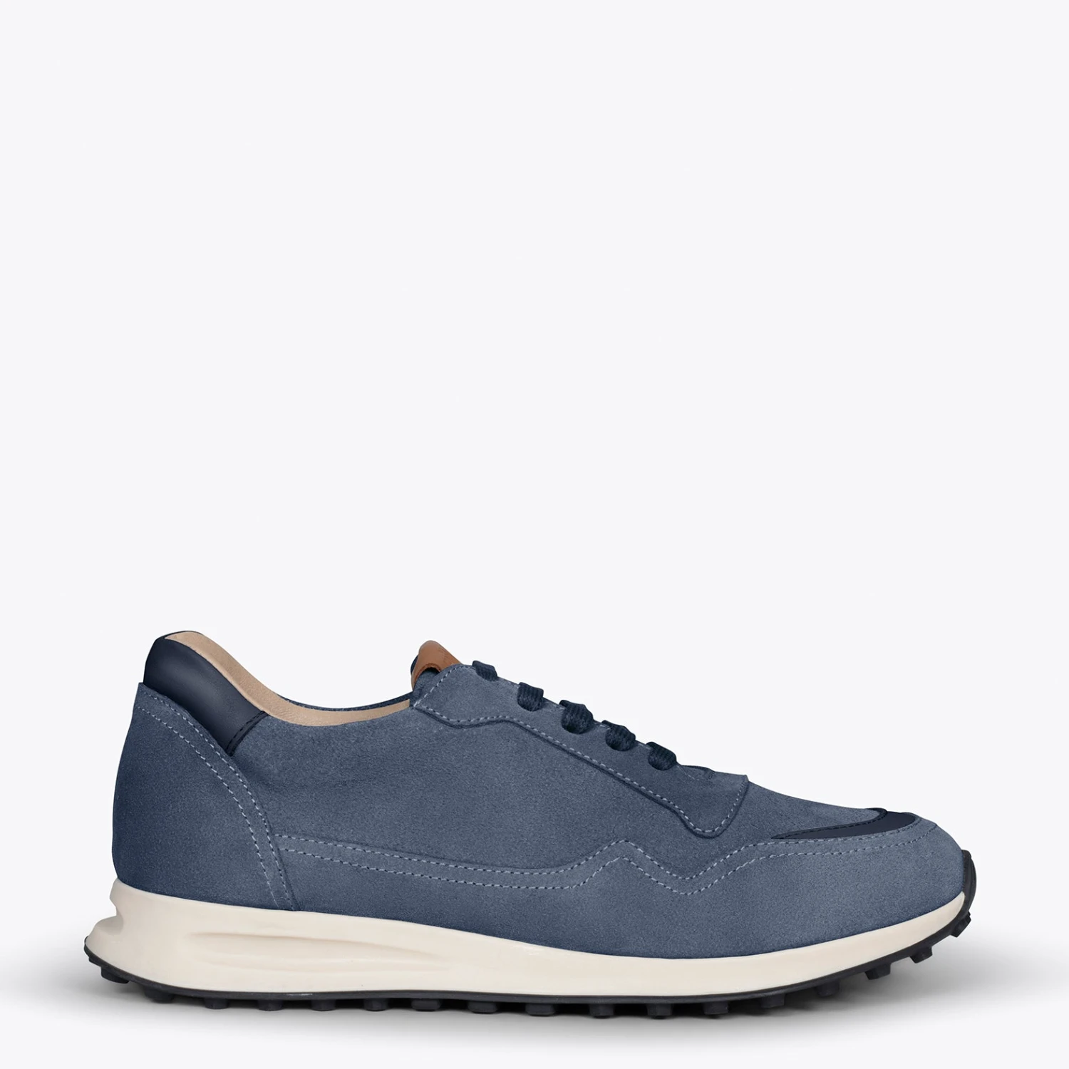 BOSTON - Baskets En Cuir Pour Homme BLEU
