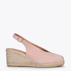 MOJACAR - Espadrilles ROSE Talon Ouvert