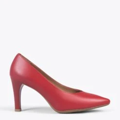 URBAN GLAM – Chaussures élégantes à Talon Haut ROUGE