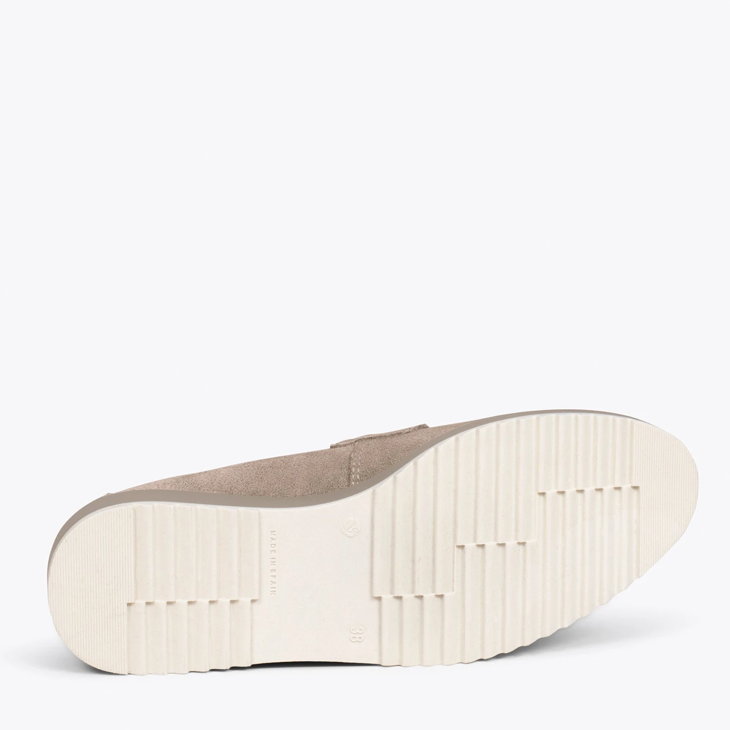 CASUAL - Mocassins Pour Femmes Avec Plateforme TAUPE – Image 5