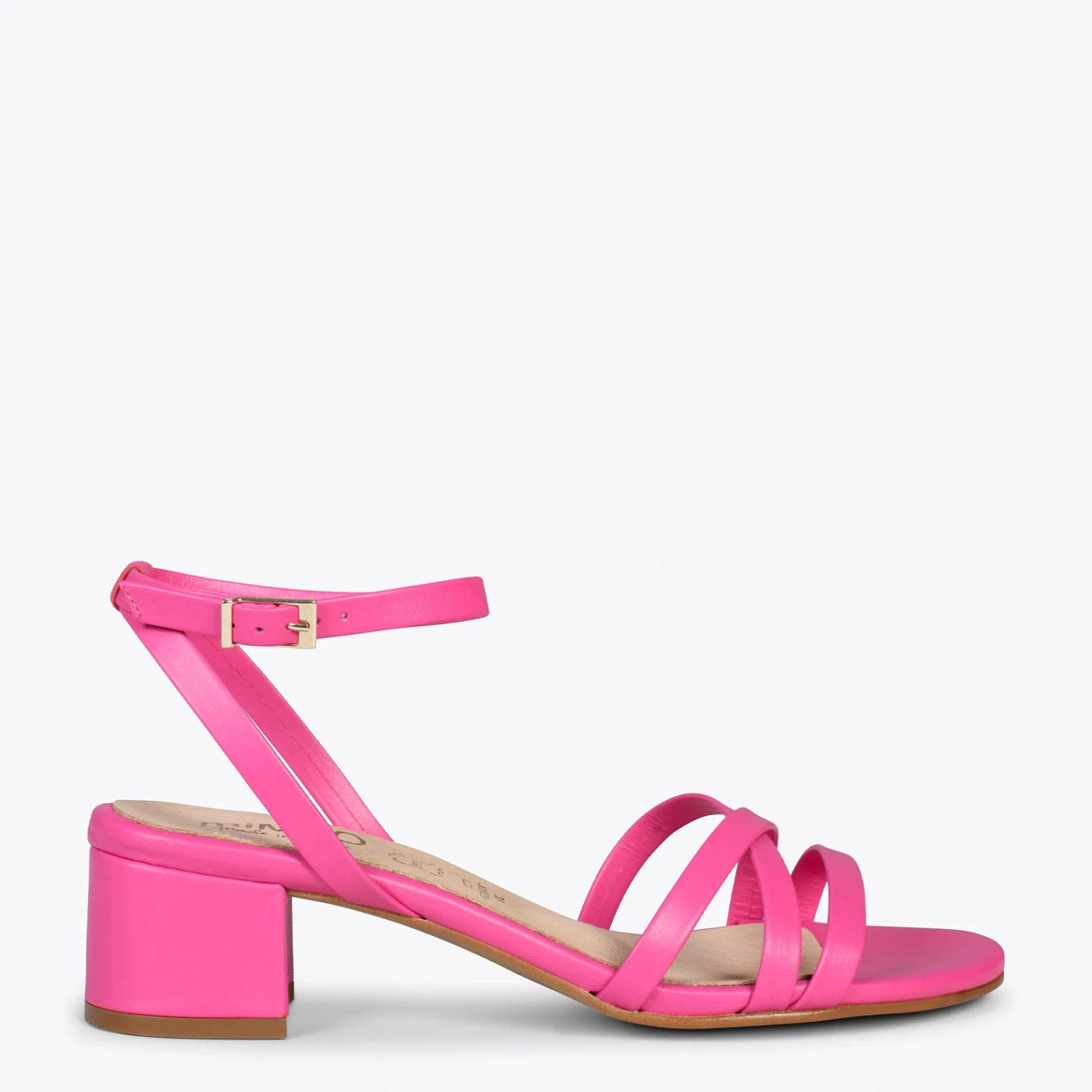 VIENA - Sandales à Lanières Fines Et à Talons Bas ROSE