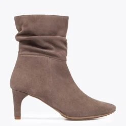 BOTTINES FASHION Femme à Talon TAUPE