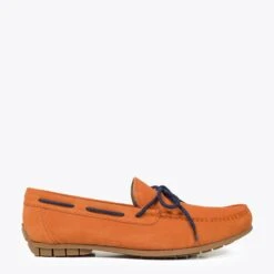 LACETS - Mocassin Pour Homme à Lacets ORANGE