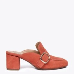 Sabot à Talon Haut Corail