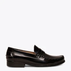 CASTELLANO - Mocassin NOIR Pour Homme En Cuir Florentic