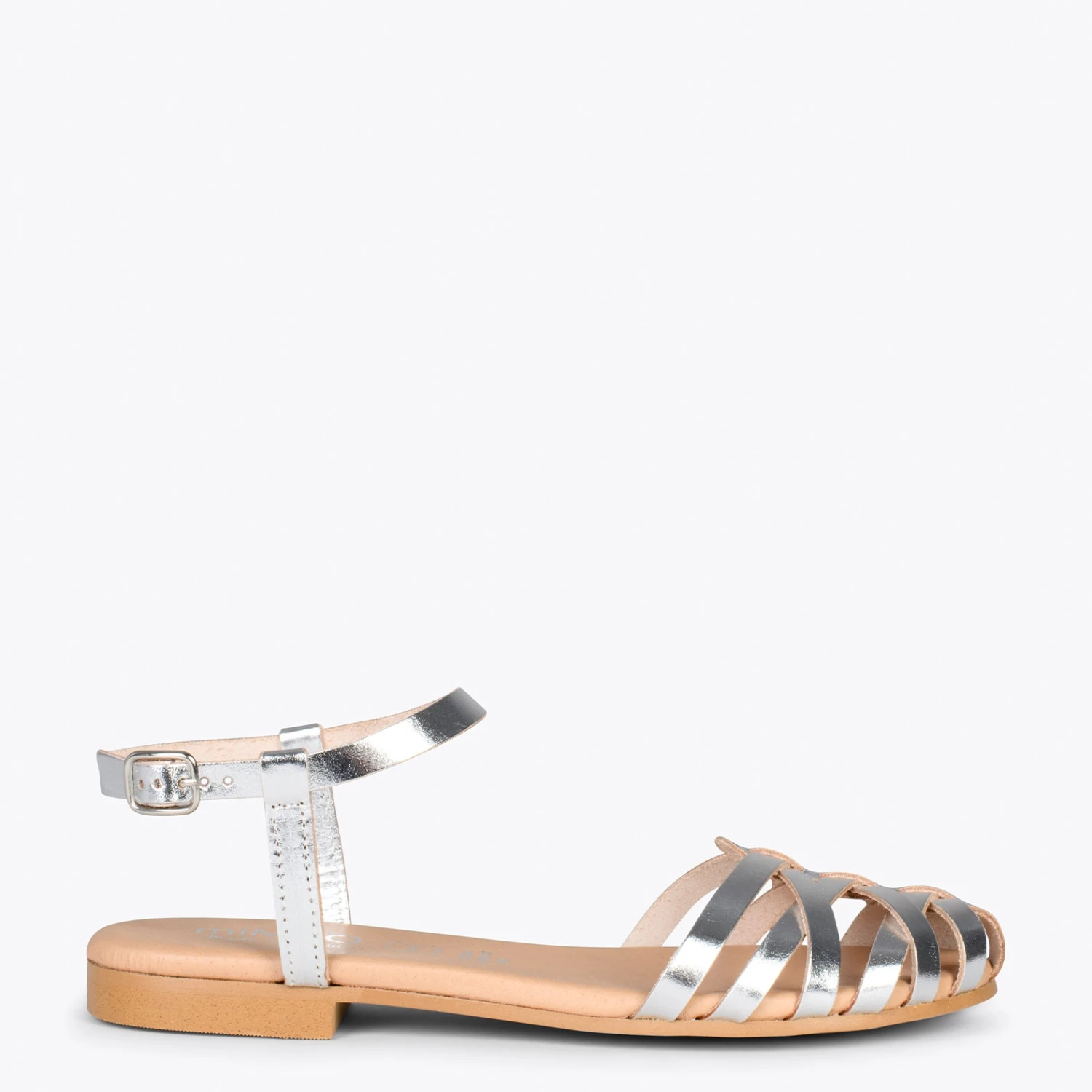 BEACH – Nu-pieds Tressés ARGENTÉ