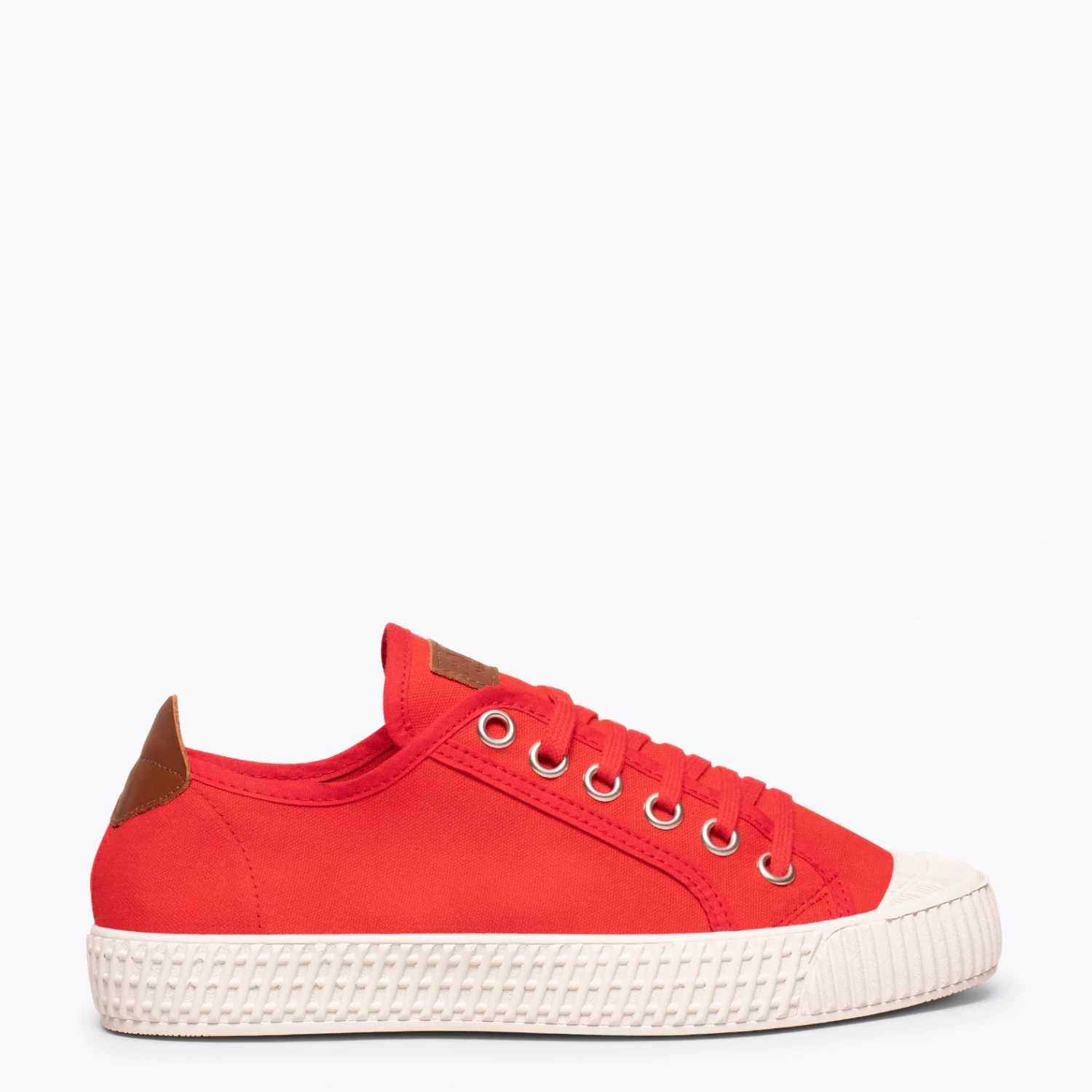 BASKET - Chaussures En Toile Pour Femme ROUGE