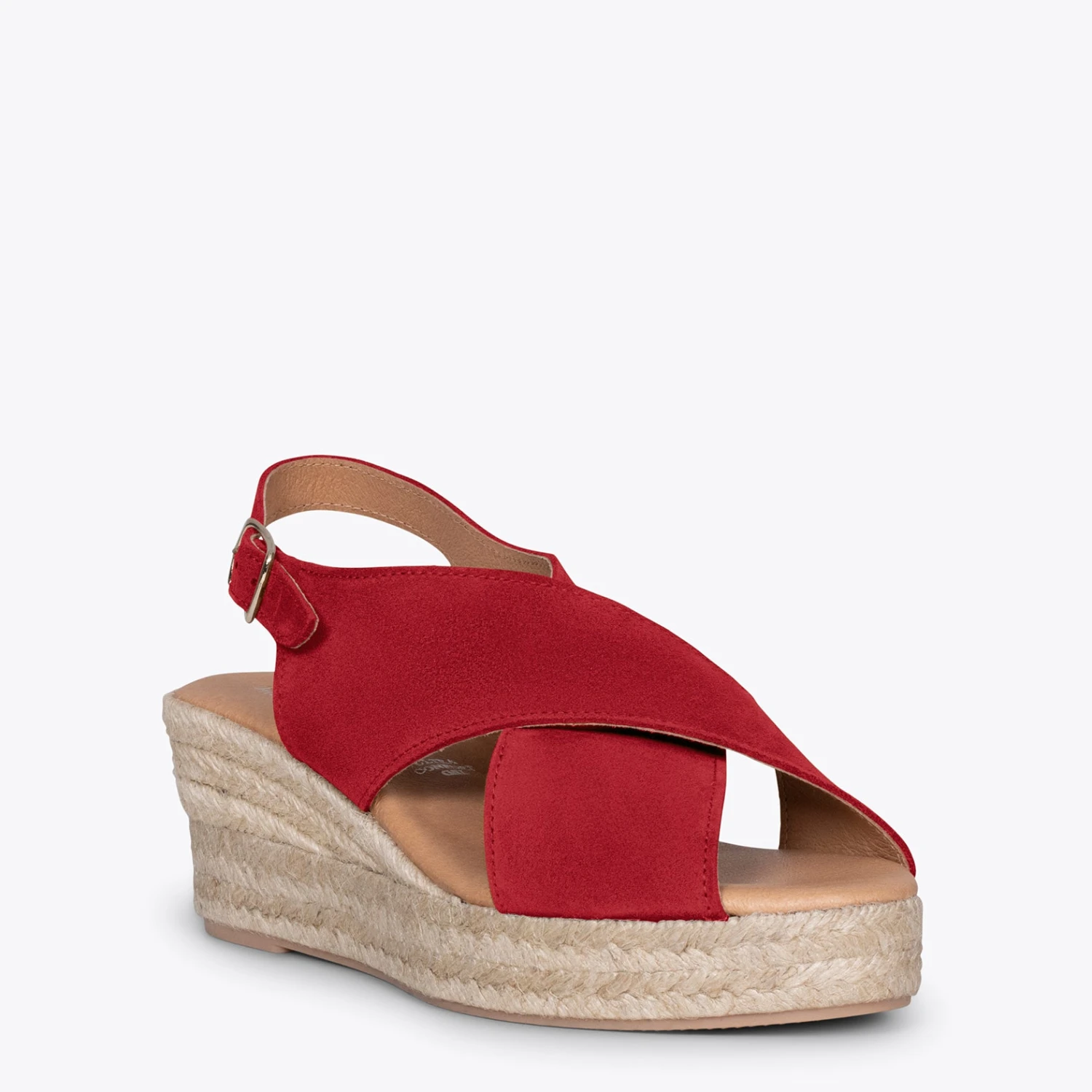 LAGOS - Espadrilles à Brides Croisées ROUGE – Image 4
