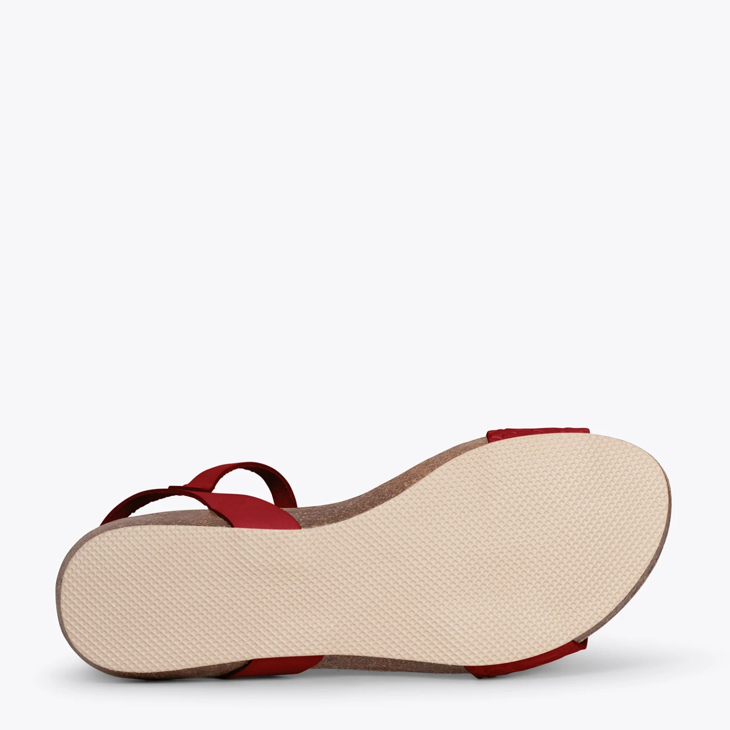 MIMOSA - Sandales Plates ROUGE BIO – Image 5