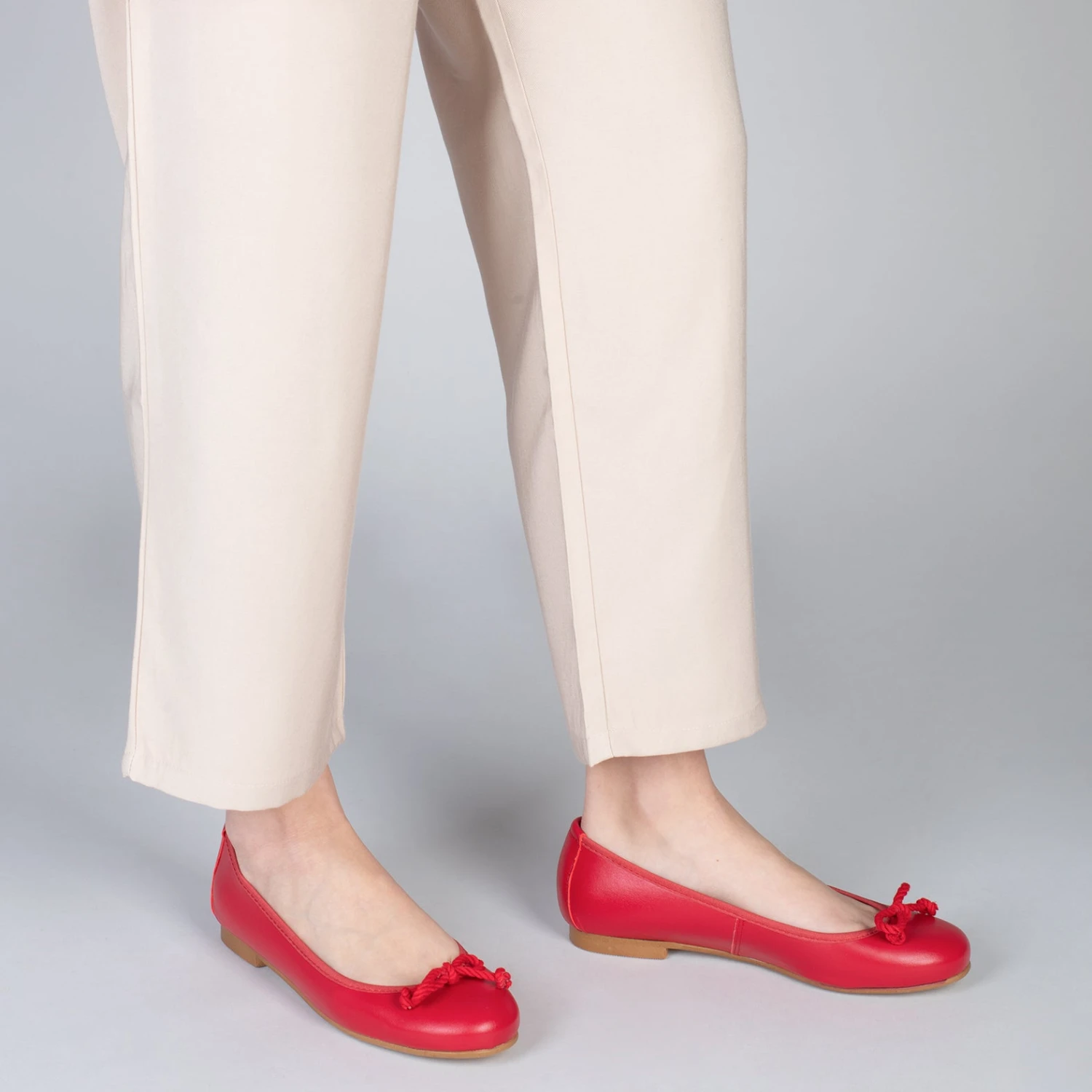 BALLET – Ballerines Pour Femme ROUGE – Image 6